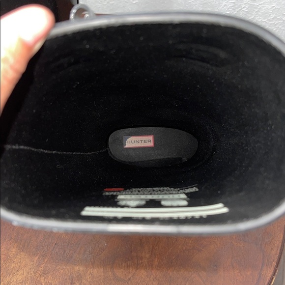 Hunter Original Tall Gloss Rain Boots Black Size 9 / EU 40–41 — Waterproof Icon - Picture 5 of 9